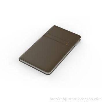 High Capacity 12000mah Leather Power Bank Portable Battery